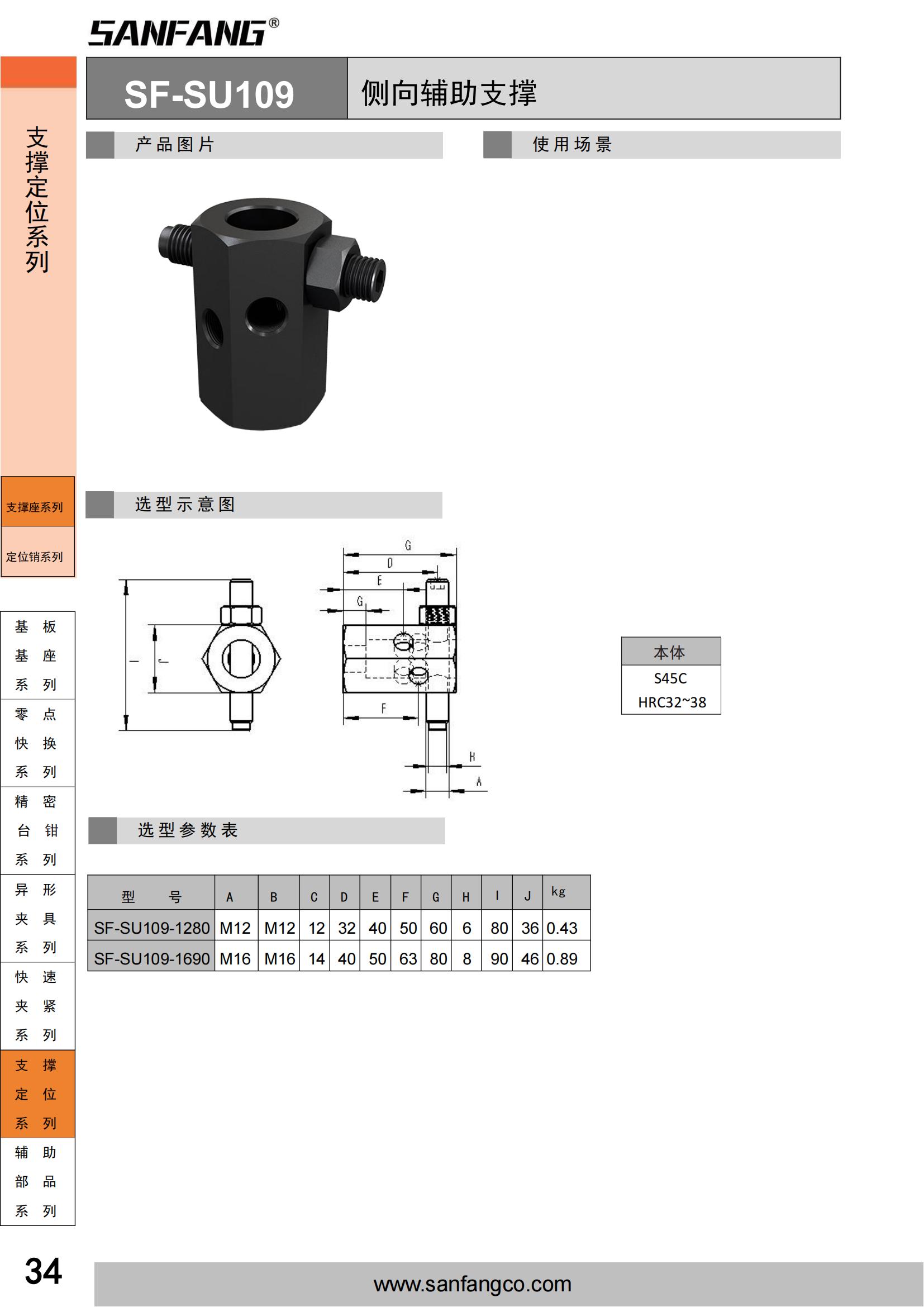 側(cè)向輔助支撐