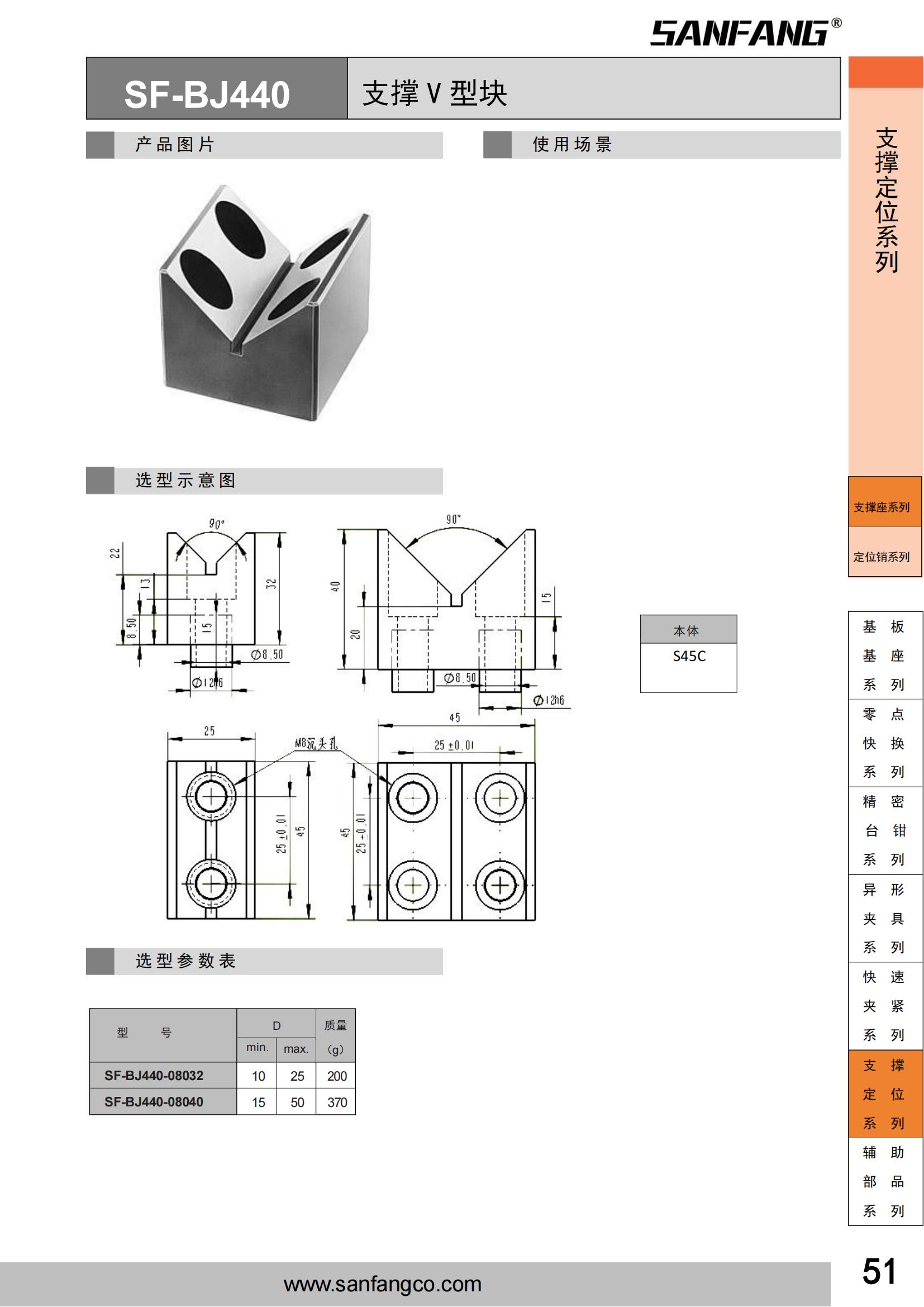 支撐V型塊