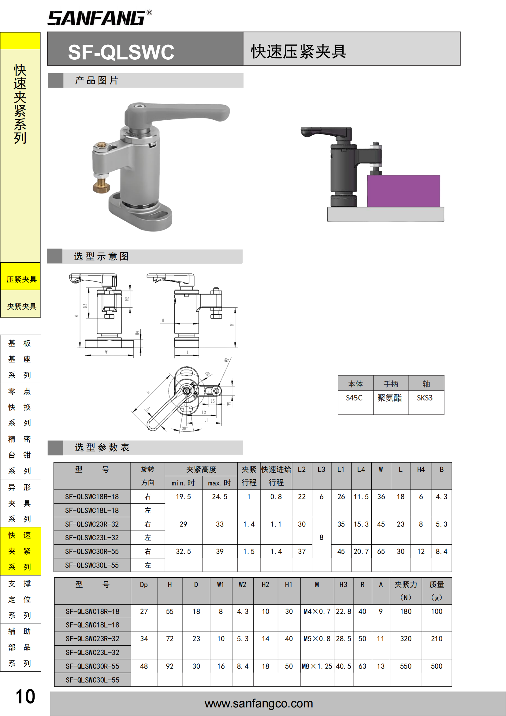 快速壓緊夾具