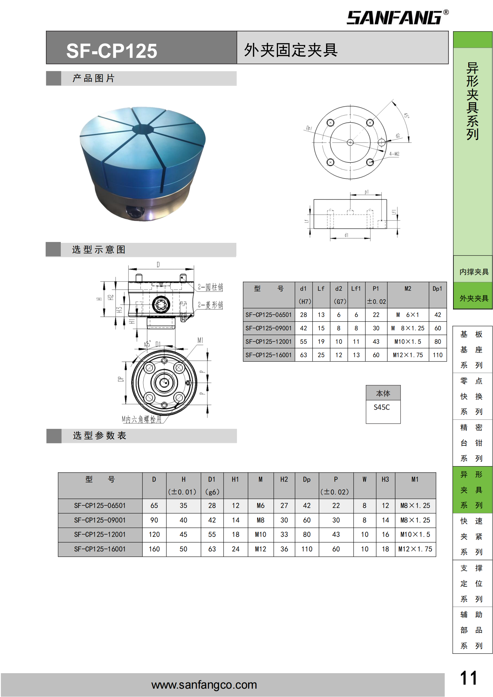 外夾固定夾具